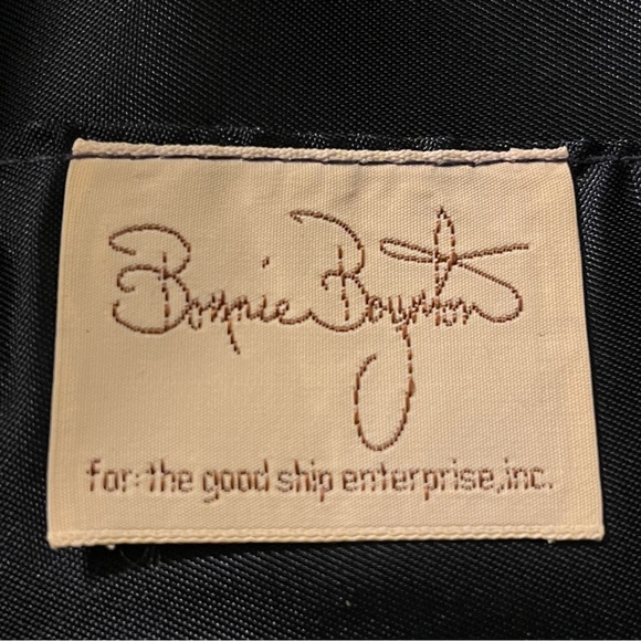 Rare Bonnie Boynton Vintage Suede Wristlet, Navy - Picture 2 of 9